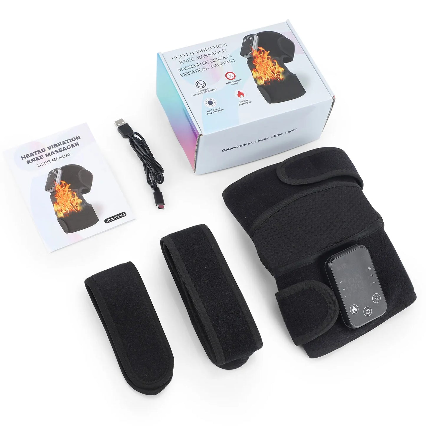 3 in 1 Cordless Thermal Knee Pad Knee Shoulder Massager