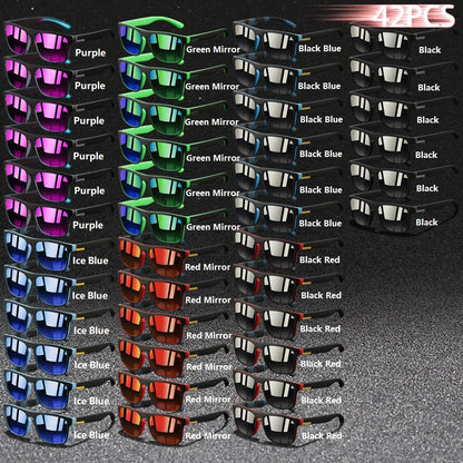 Fashion Vintage Square Sunglasses Men Women Eyewear