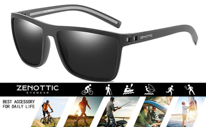 Polarized Sunglasses for Men Shades Lightweight TR90 Frame