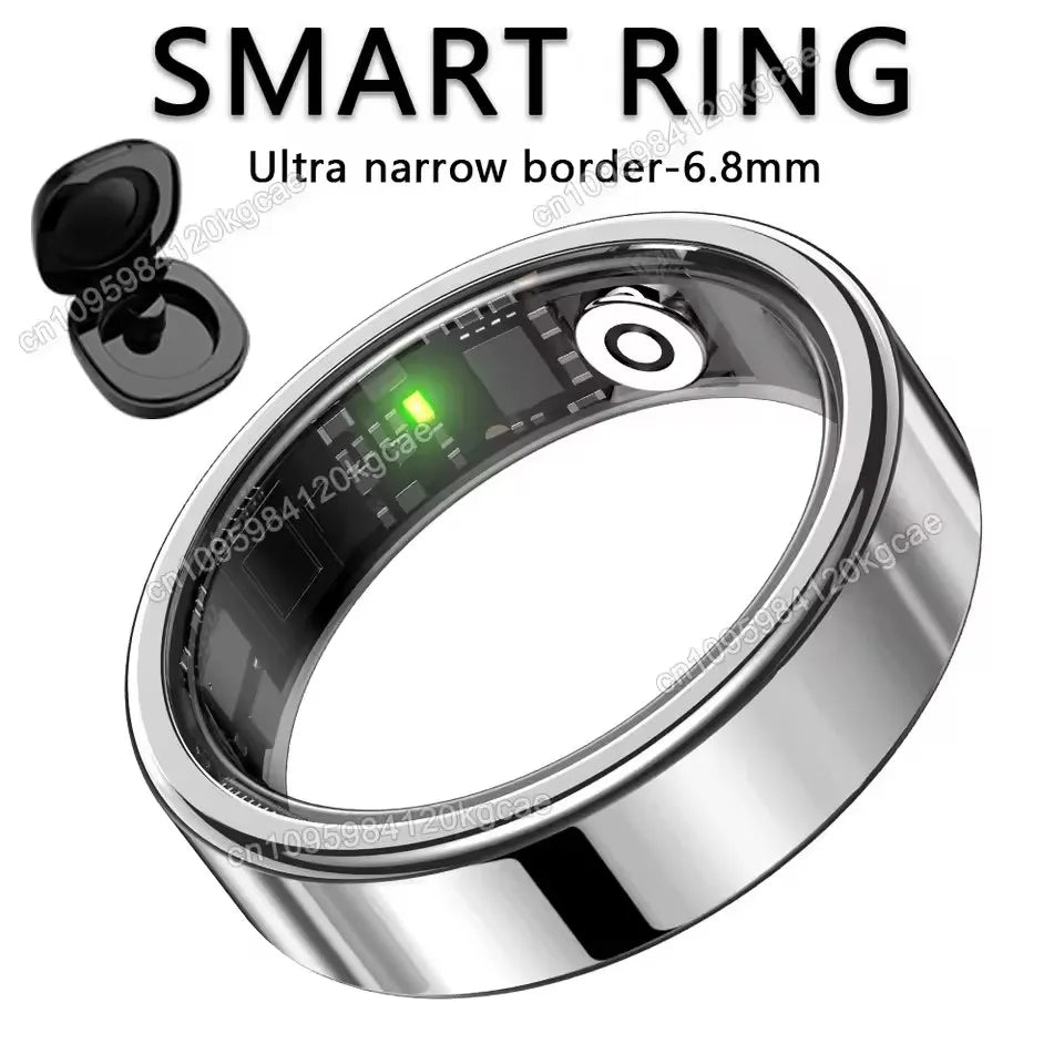 New Smart Ring Heart Rate Blood Pressure Sleep Monitoring