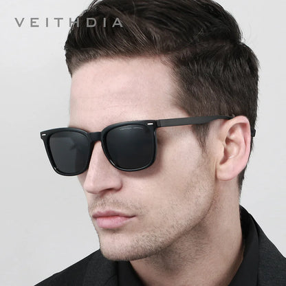VEITHDIA Fashion Vintage Polarized Sunglasses for Men and Women