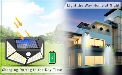 Solar Security Lamp Outdoor Garden Decor Solar Powered