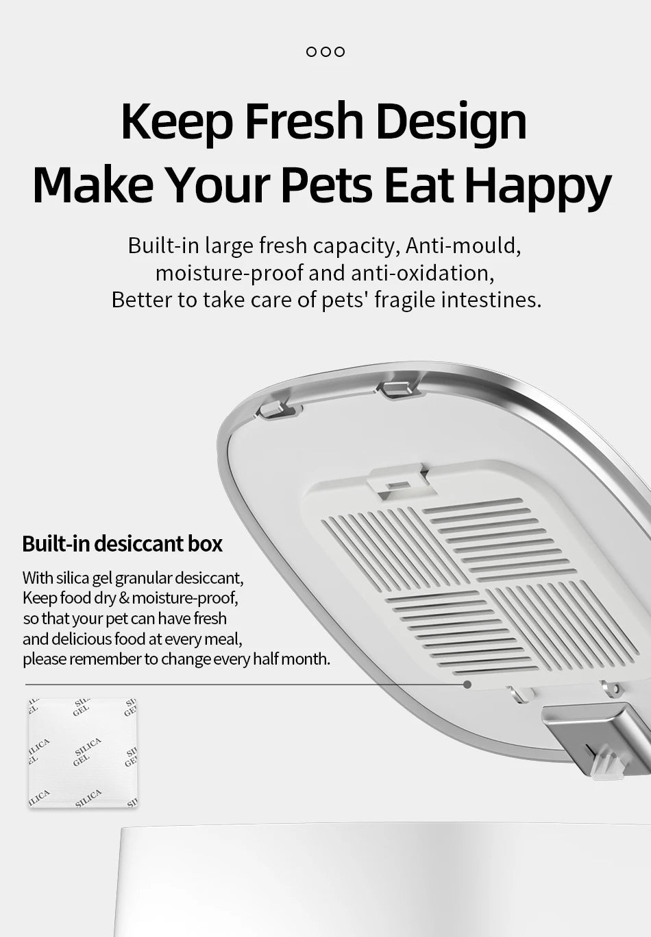 Automatic Cat Feeder Pet Smart WiFi Cat Food Kibble Dispenser