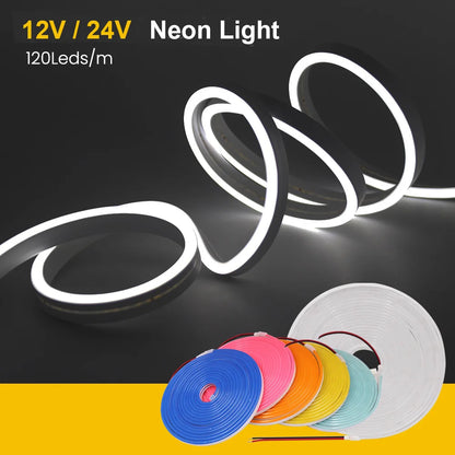 12V 24V LED Neon Strip Light Neon Sign Waterproof Rope Lights