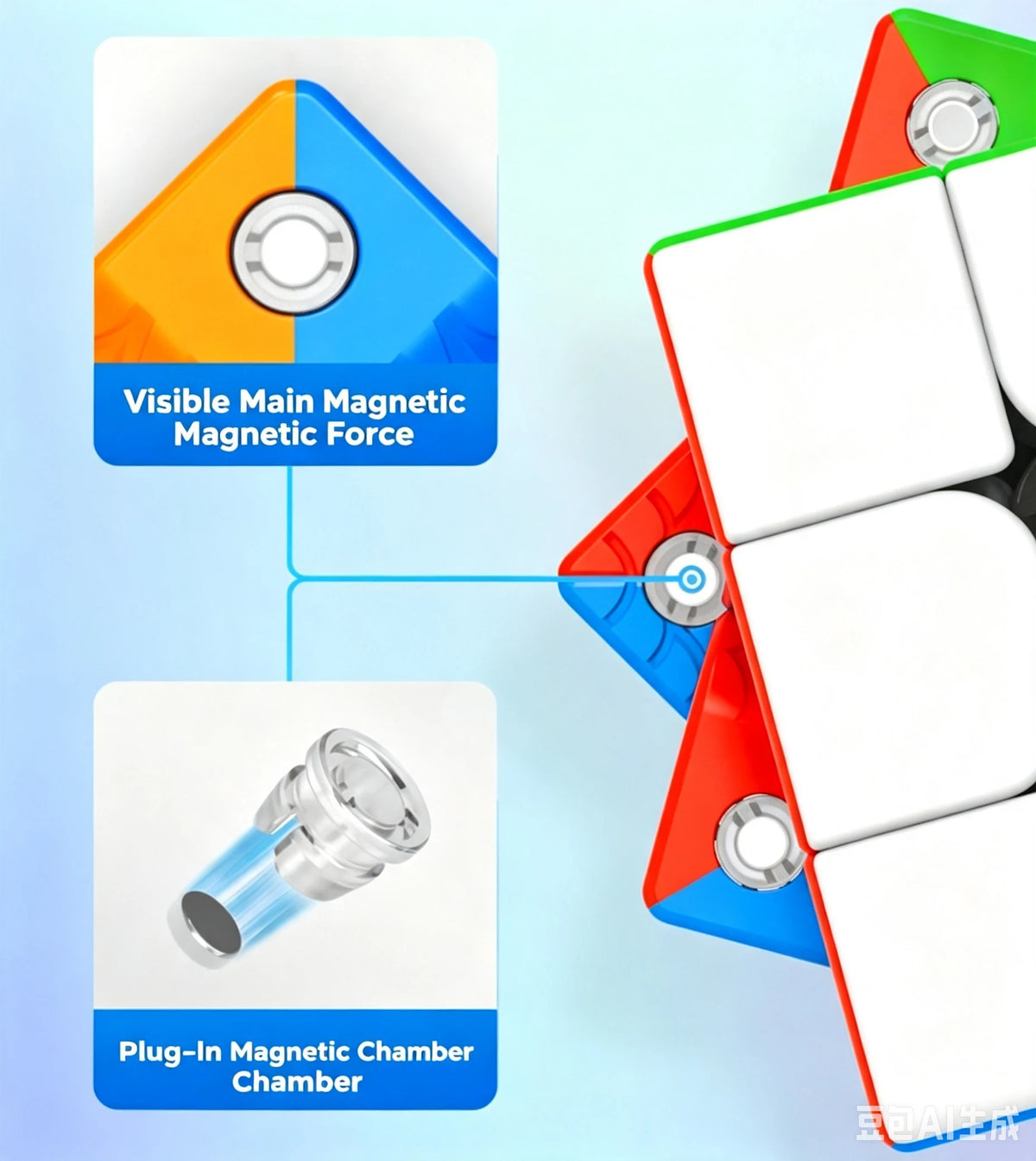 Moretry & SaoCube TianMa X3+ Maglev Ball Core 3x3 Glossy