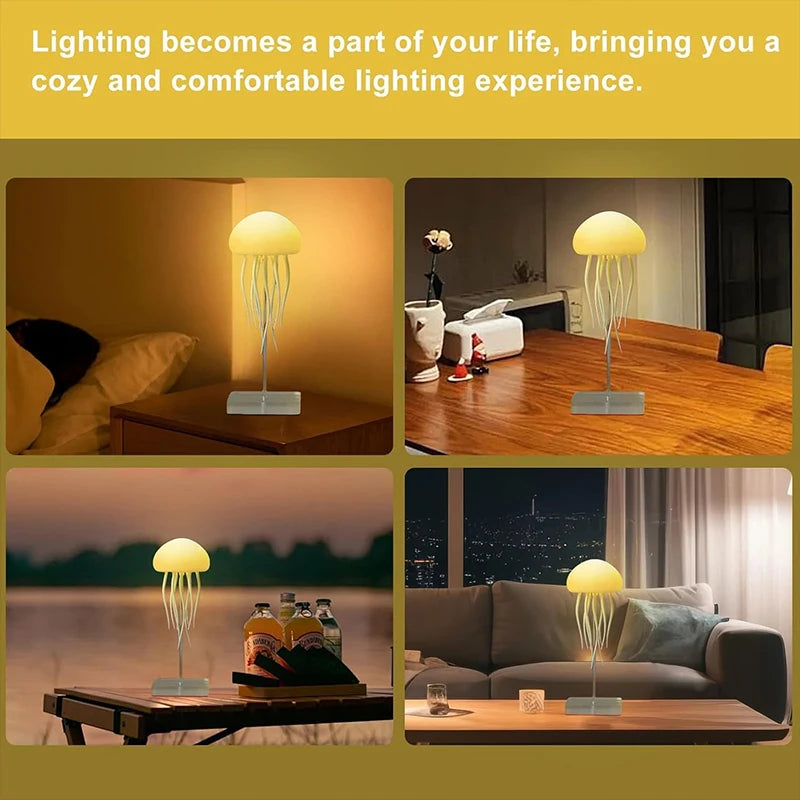 LED Jellyfish Lamp with 9 Tentacles 2 Working Modes