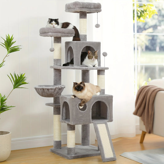 Cat Tree with Scratching Posts, Cat Tower Furniture