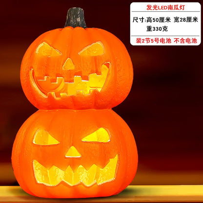 1Pc Decorative Pumpkin Halloween Props Lantern
