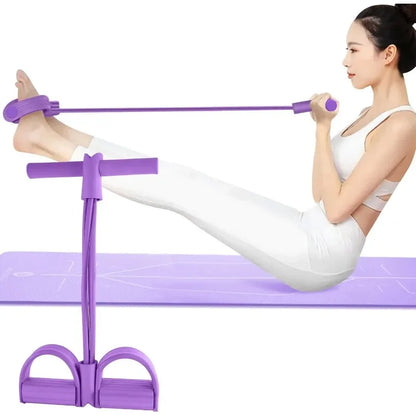 4-Level Resistance Band Tensioner with Non-Slip Handles