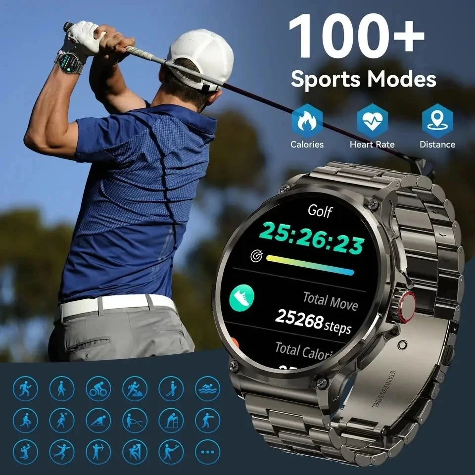 New Military GPS V69 Smart Watch Men 1.85 inch 710 mAh