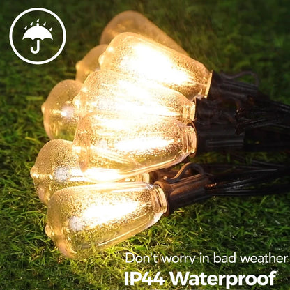 Outdoor String Lights 110V/220V LED Patio Hanging Lights