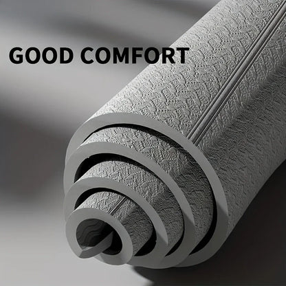 Foldable Yoga Mat TPE Non-Slip Portable Exercise Mat