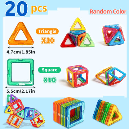 Magnetic Building Blocks DIY Learning Educational Magnet Toys