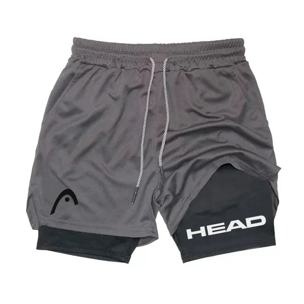Anime Berserk Head Running Shorts Men Fitness Gym Training