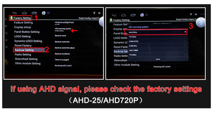 180 Golden Lens AHD 1080P Car Rear View Camera