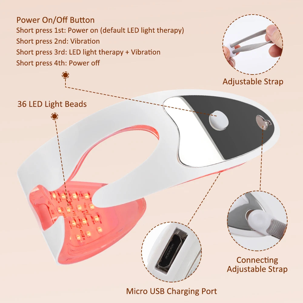 EMS Red Light Eye Massager Eyes Fatigue Relief Relaxation