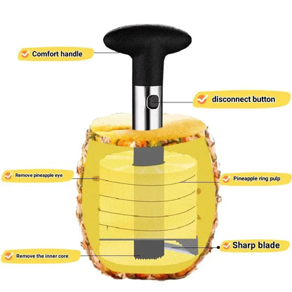 Pineapple Slicer Peeler Peeler Stainless Steel