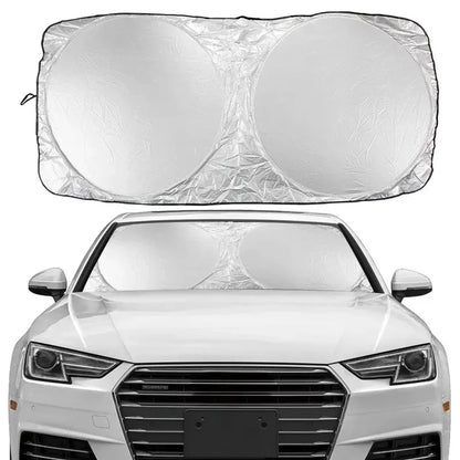 Car Windshield Sun Shade Foldable Aluminum Foil Sun Visor