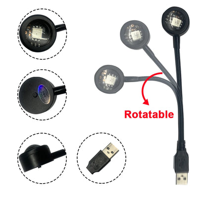 USB Night Light LED Sunset Lamp Projector Photography Wall
