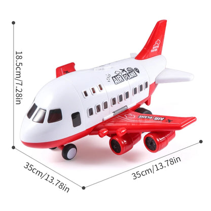 Inertial Plane Toy Set with 6 Mini Cars