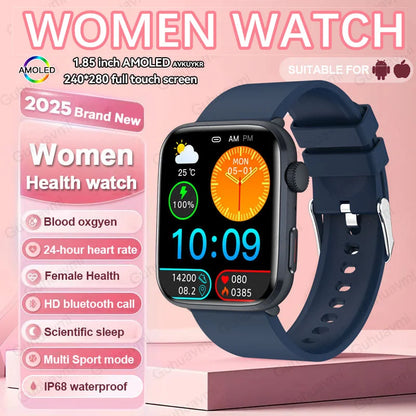 New Women Men AI Smart Diagnosis Watch HRV+PPG Blood Pressure