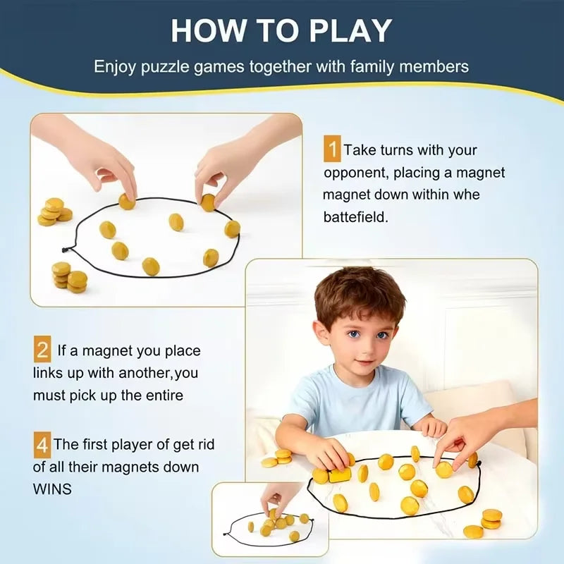 Interactive Magnetic Stones Game for Family And Kids Toy