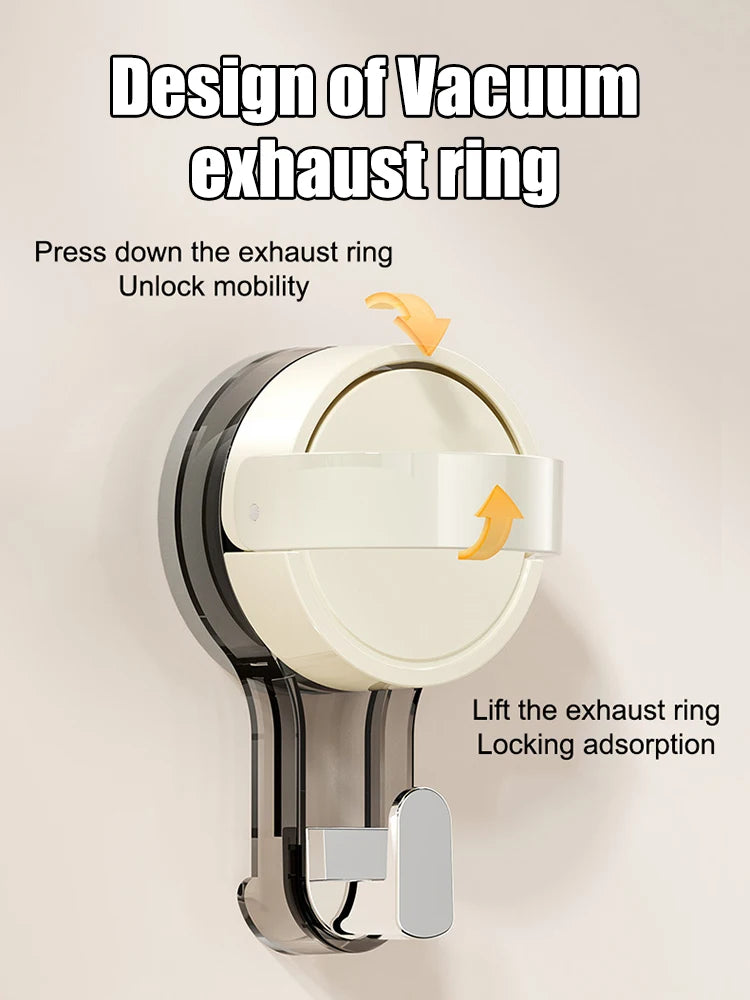 Strong Vacuum Suction Hooks Traceless No-Drilling Adhesive