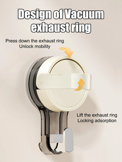 Strong Vacuum Suction Hooks Traceless No-Drilling Adhesive
