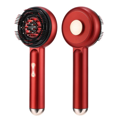 Electric Massage Comb Vibration Red Light Therapy Hair Growth