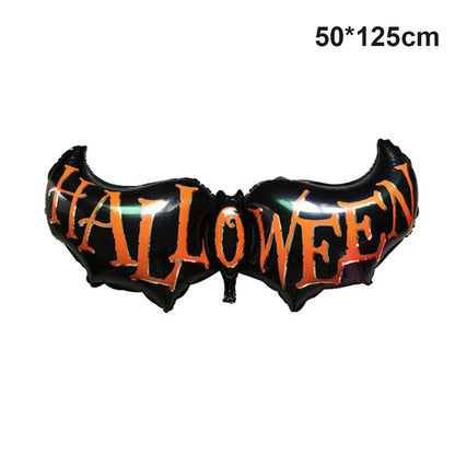 Halloween Decoration Balloons Foil Pumpkin Ghost Dead Tree Witch Mummy Bat Spider Balloon