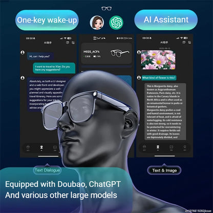 Smart Translation Glasses AI Smart Bluetooth Glasses