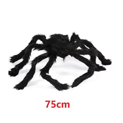 Halloween Decor Giant Black Plush Spider Halloween Party