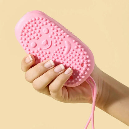 Double Side Silicone Bubble Bath Body Brush