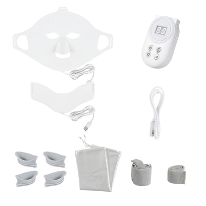 7 Colors Photon Face Neck LED Mask 3D Flexible Silicone