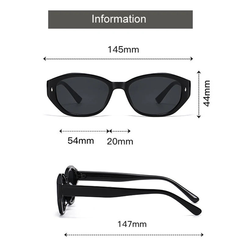 Small Frame Cat Eye Sunglasses for Women Ladies Brand Designer