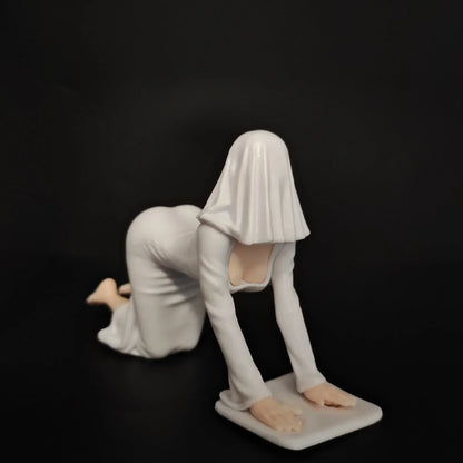 New Mysterious Ghost Lady PVC Figure Mini Anime Girl Figurine Ornament for Computer Desk
