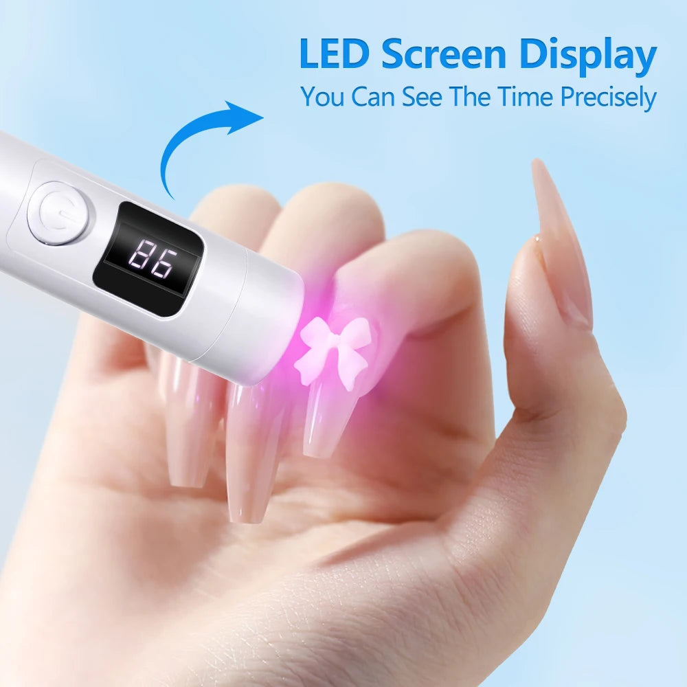 Portable Mini Nail Lamp Salon Quick Dry USB Nail Dryer