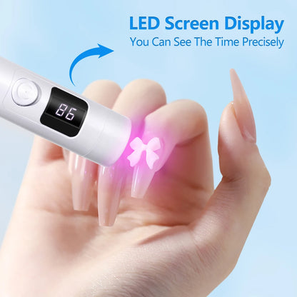 Portable Mini Nail Lamp Salon Quick Dry USB Nail Dryer