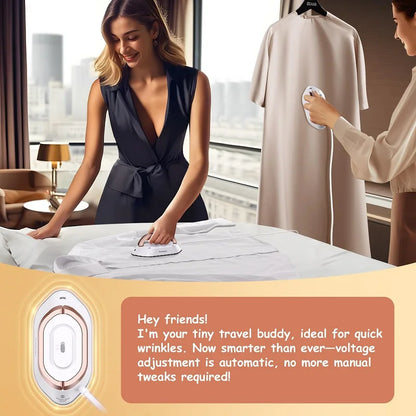 Portable Mini Electric Iron Dual-voltage Non-steam Travel