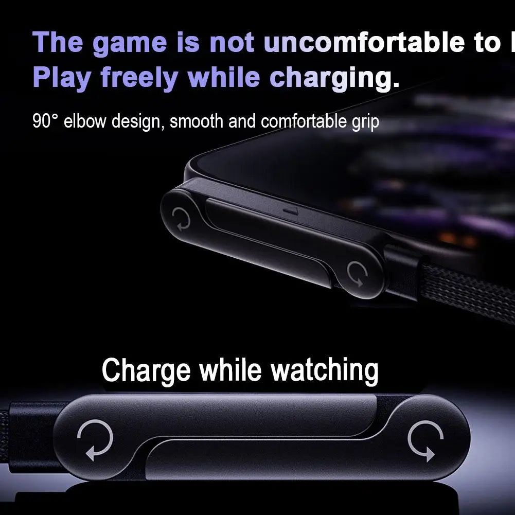 Fast Charging Foldable Bracket Data Cable 2-in-1 Data Wire
