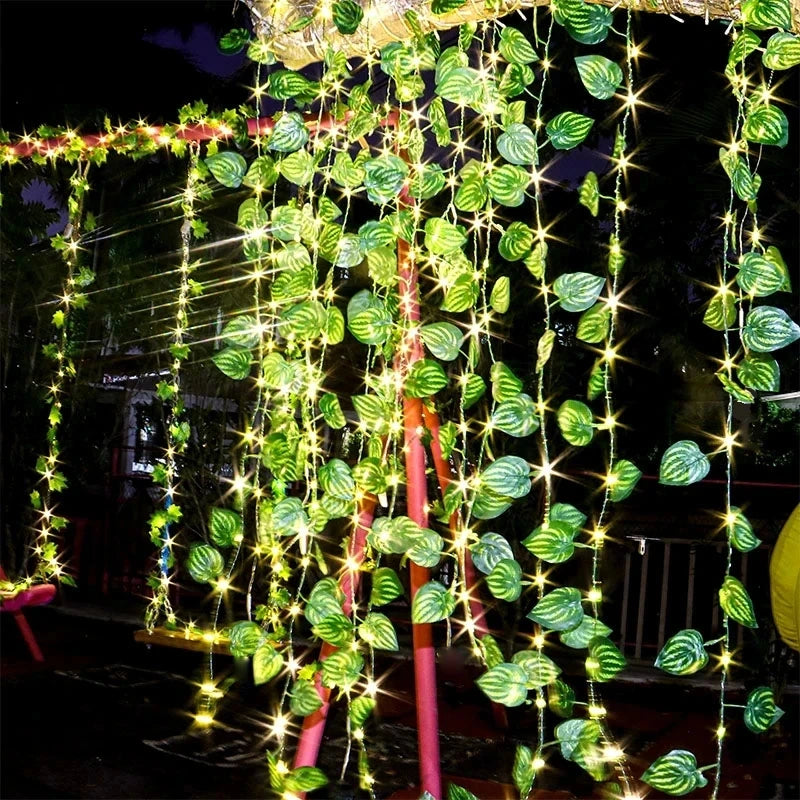 Solar Powered Sunflower Rose String Lights Artificial