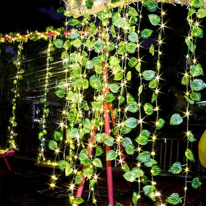 Solar Powered Sunflower Rose String Lights Artificial