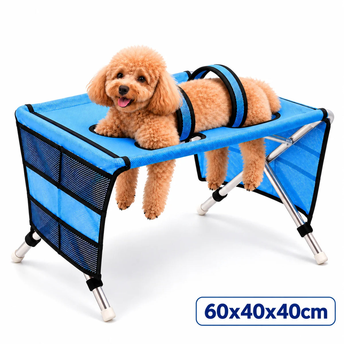 Pet Bathing Hammock Stand Foldable Dog Cat Grooming