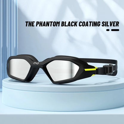 Professional Female Swimming Goggles Electroplate Swim Glasses