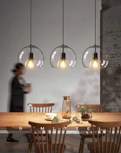 Modern Retro Glass Dining Room Bedroom Living Room
