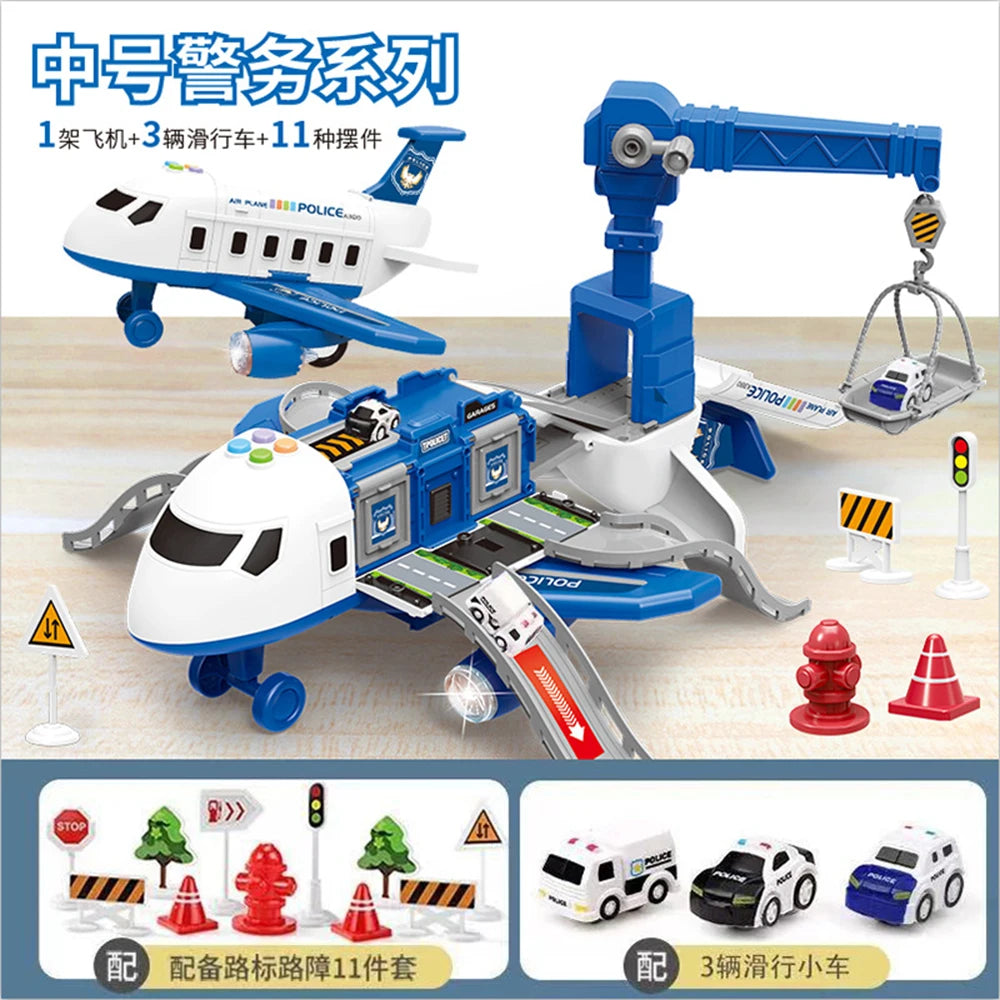 Large Spray Inertia Airplane Toy for Children Transport
