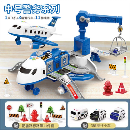 Large Spray Inertia Airplane Toy for Children Transport