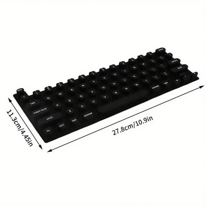 Silicone Laptop Keyboard Film Long Nails Convenien Key Caps