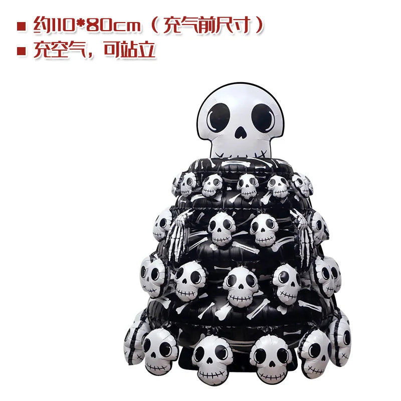 Halloween Inflatable Ghost Tree Balloons Pumpkins Mummy Miko