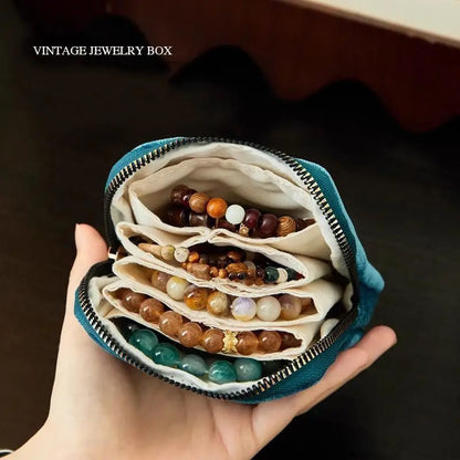 Exquisite Jewelry Storage Bag With Tassel Pendant